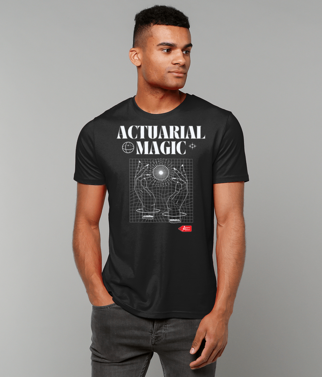 Actuarial Magic Hands Magical Black T-Shirt