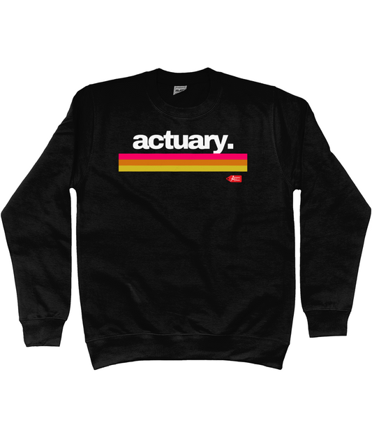 Actuary Stripes Sweatshirt (Red, Black and Green Variants)