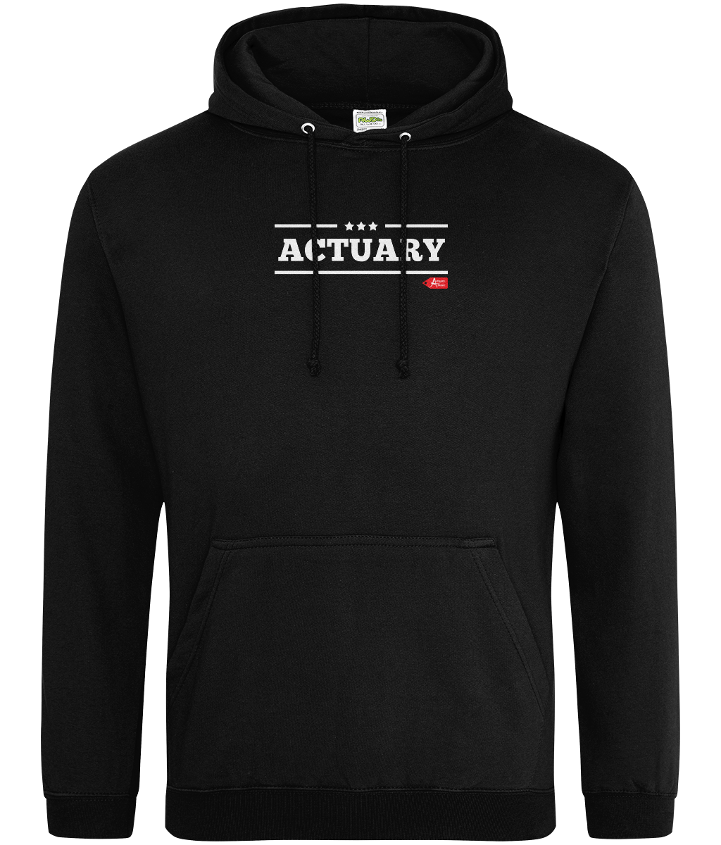 Actuary Bold Star Military College Hoodie (Black, Red, Blue, Green Variants)
