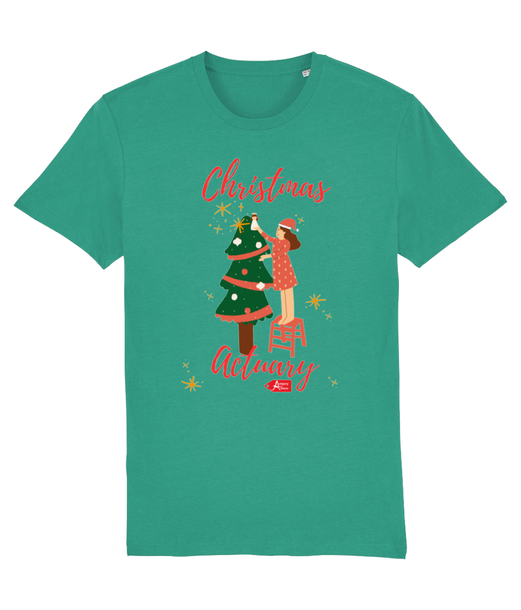 Christmas Actuary Decorating Tree T-Shirt