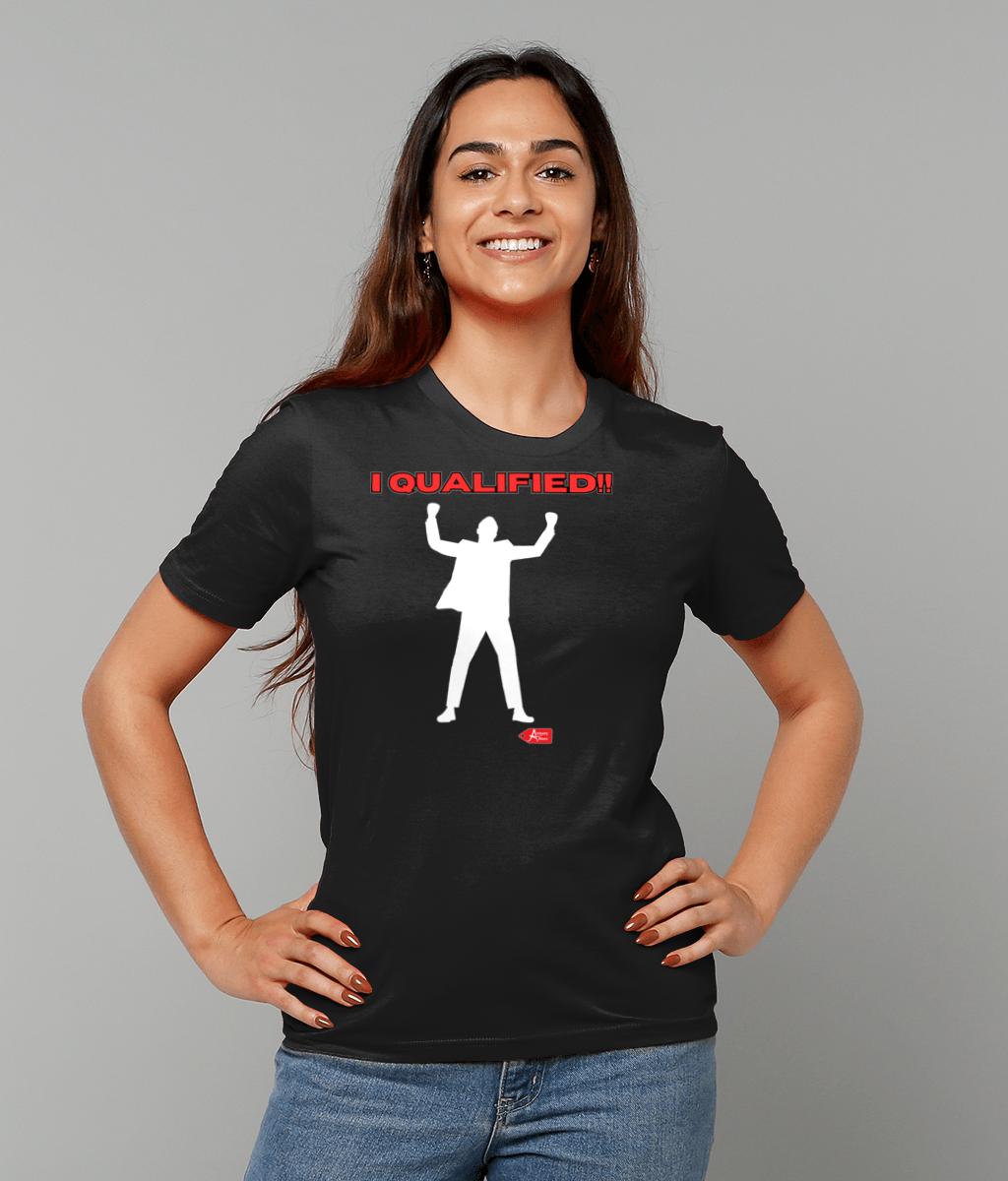 I Qualified Black T-Shirt