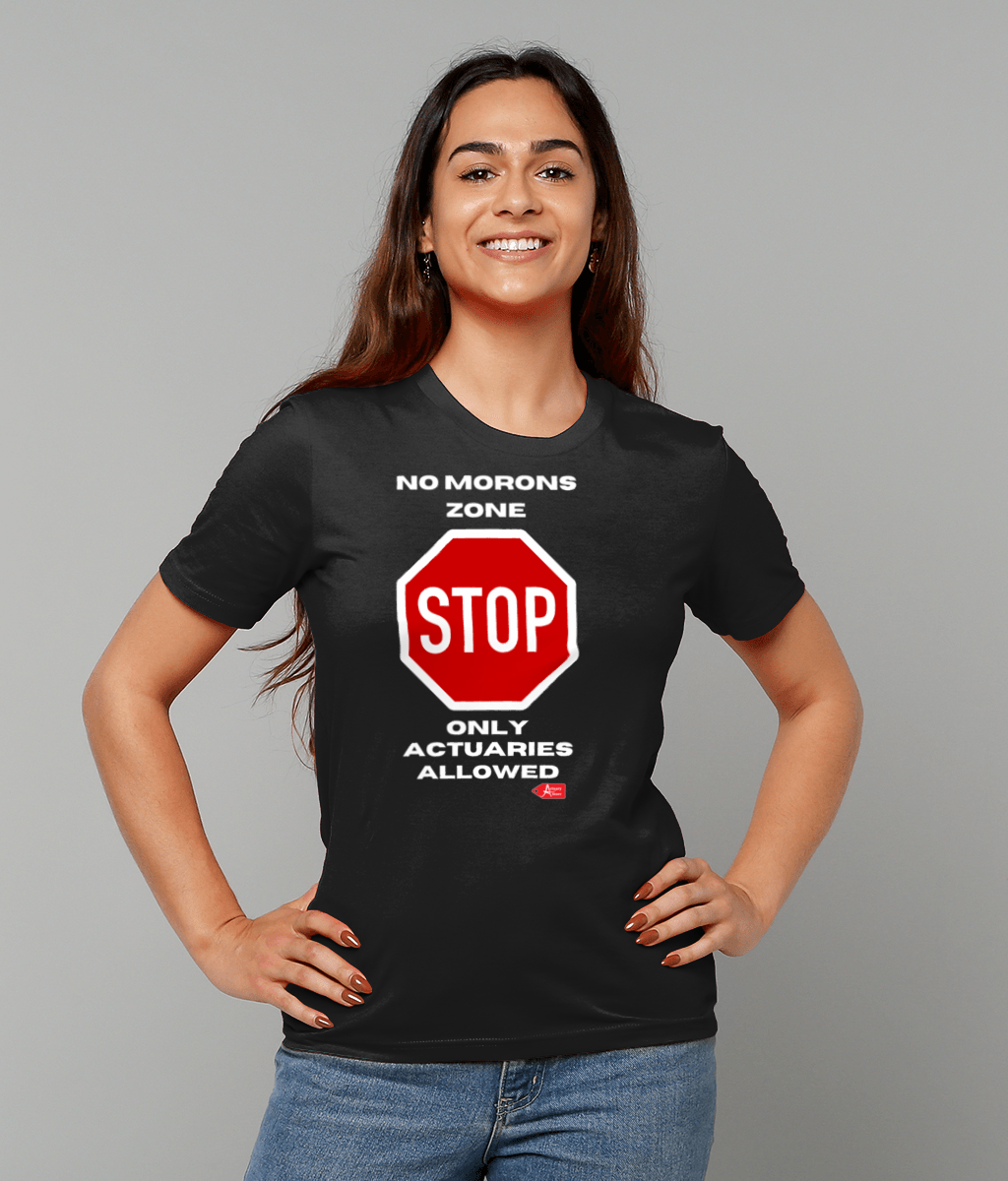 No Morons Zone T-Shirt