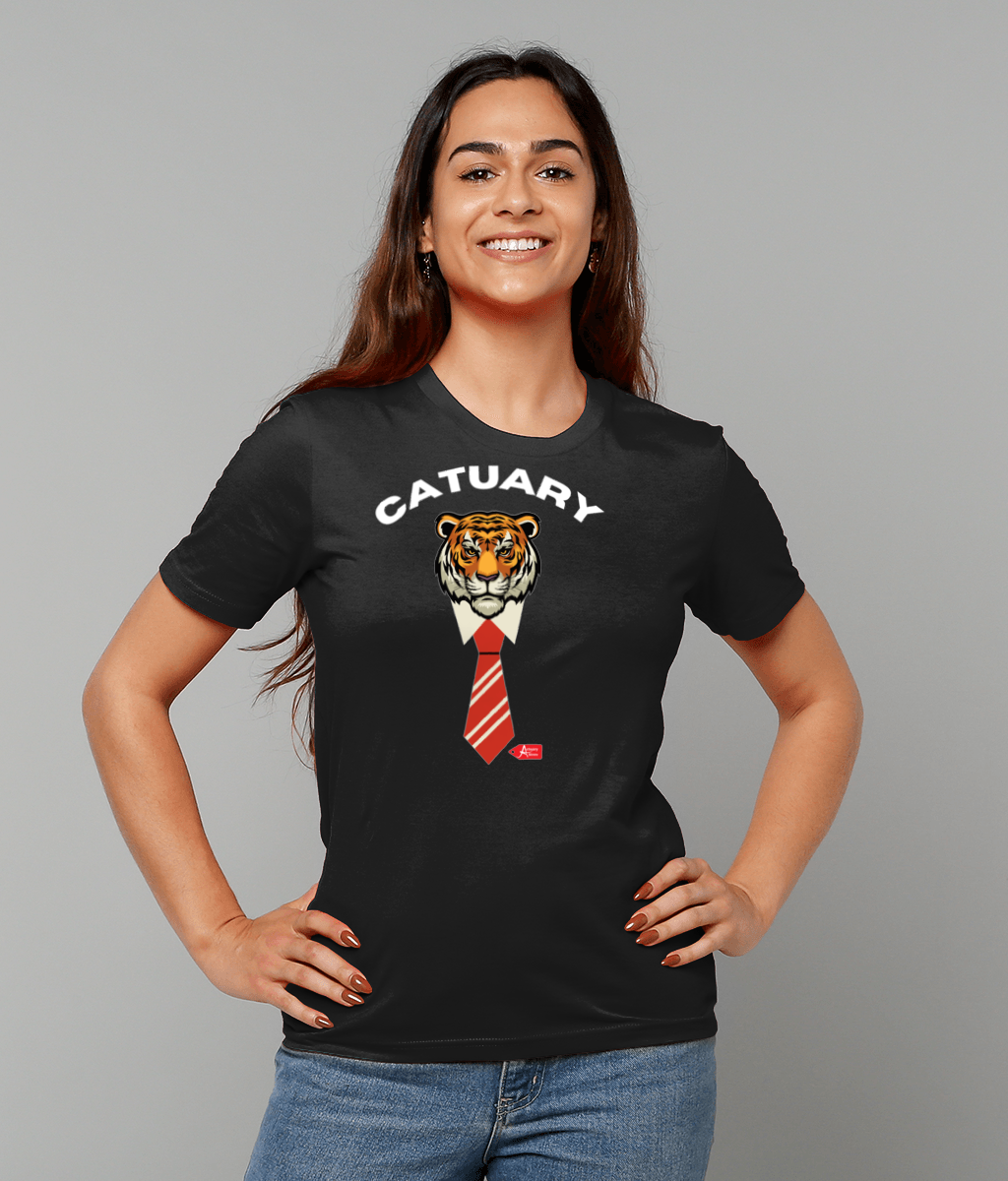 Catuary Tiger in Tie T-Shirt