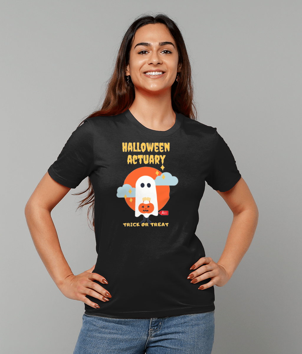 Halloween Actuary Trick or Treat Ghost T-Shirt
