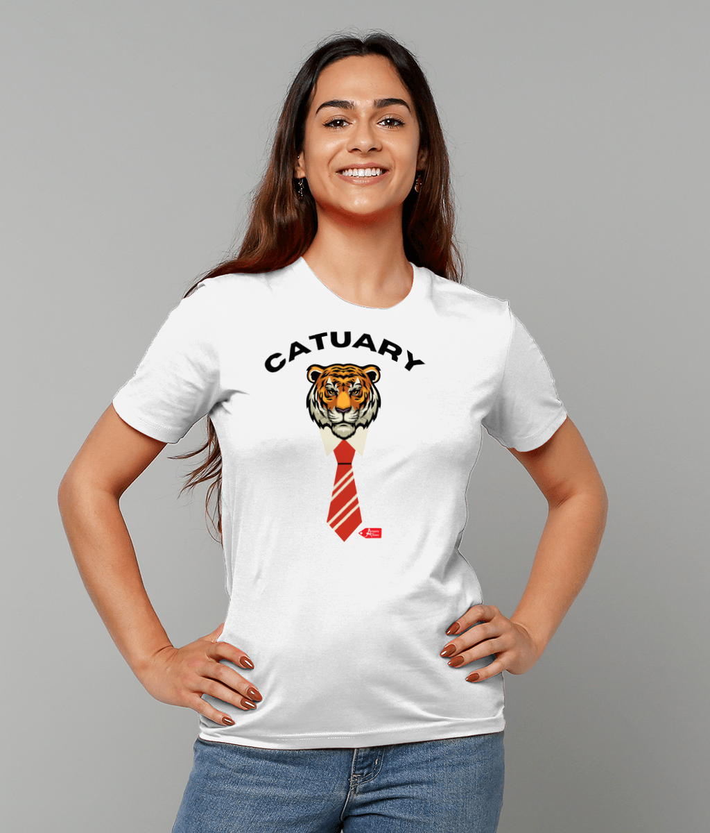 Catuary Tiger in Tie T-Shirt