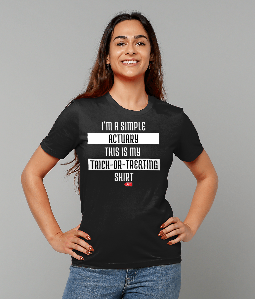 I'm A Simple Actuary This Is My Trick or Treating Shirt Halloween T-Shirts