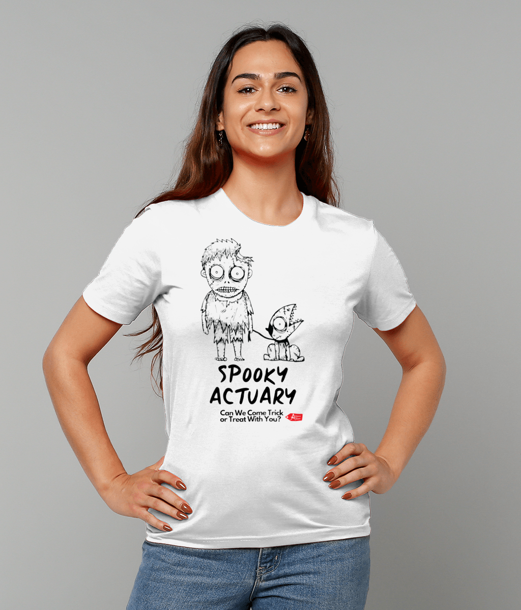 Spooky Actuary Can We Come Trick or Treating With You Halloween T-Shirt