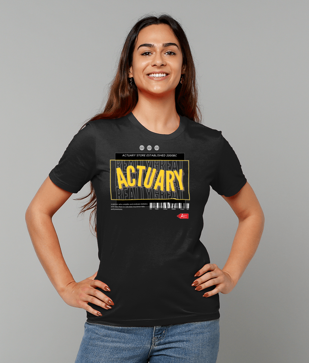 Actuary Really Great Typography T-Shirt
