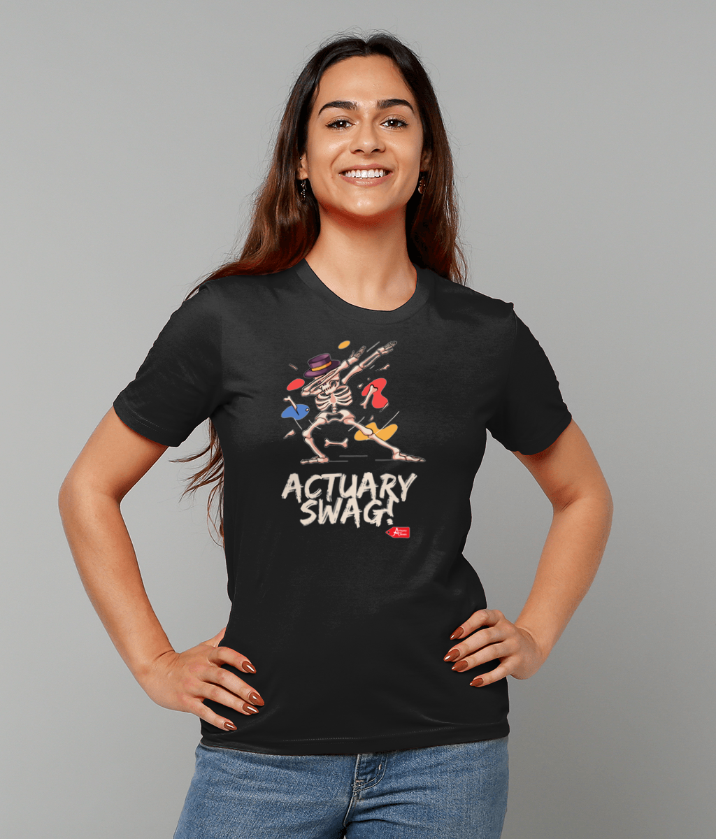 Actuary Swag Dabbing Skeleton T-Shirt