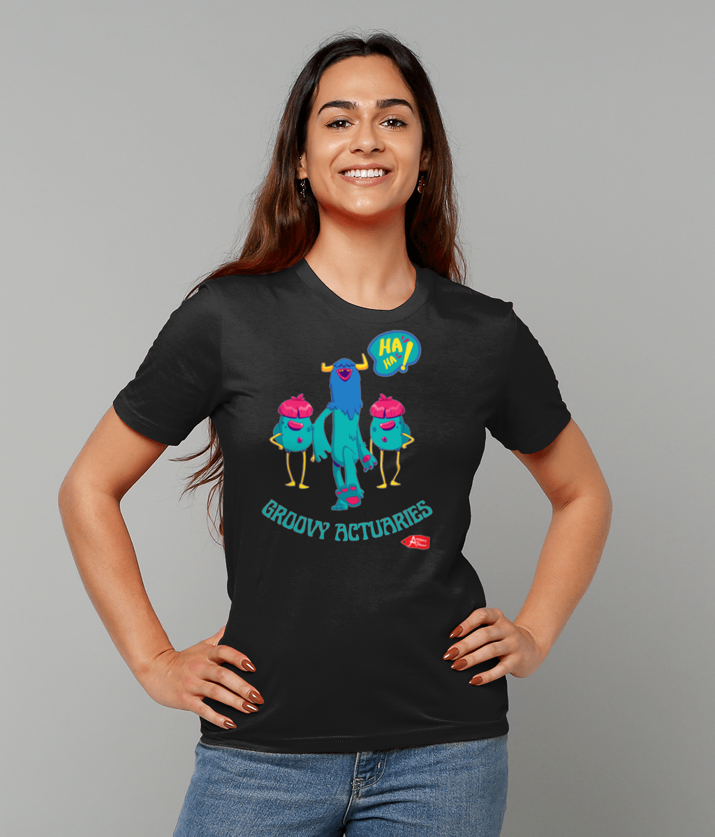 Groovy Actuaries T-Shirt (White and Black Variants)
