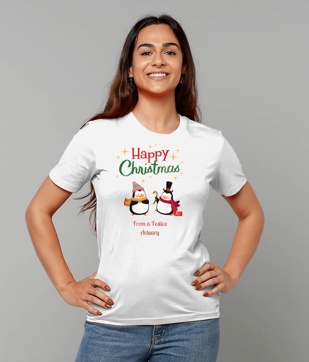 Happy Christmas Festive Actuary T-Shirt