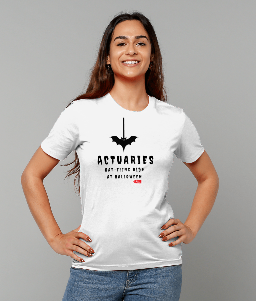Actuaries Bat-tling Risk At Halloween T-Shirt