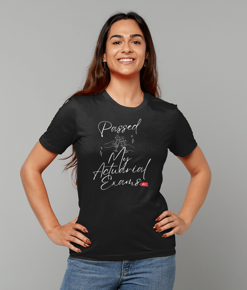 Champagne Passed My Actuarial Exams T-Shirt