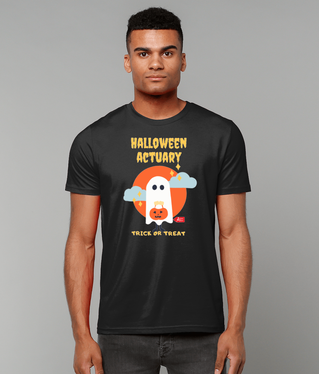 Halloween Actuary Trick or Treat Ghost T-Shirt