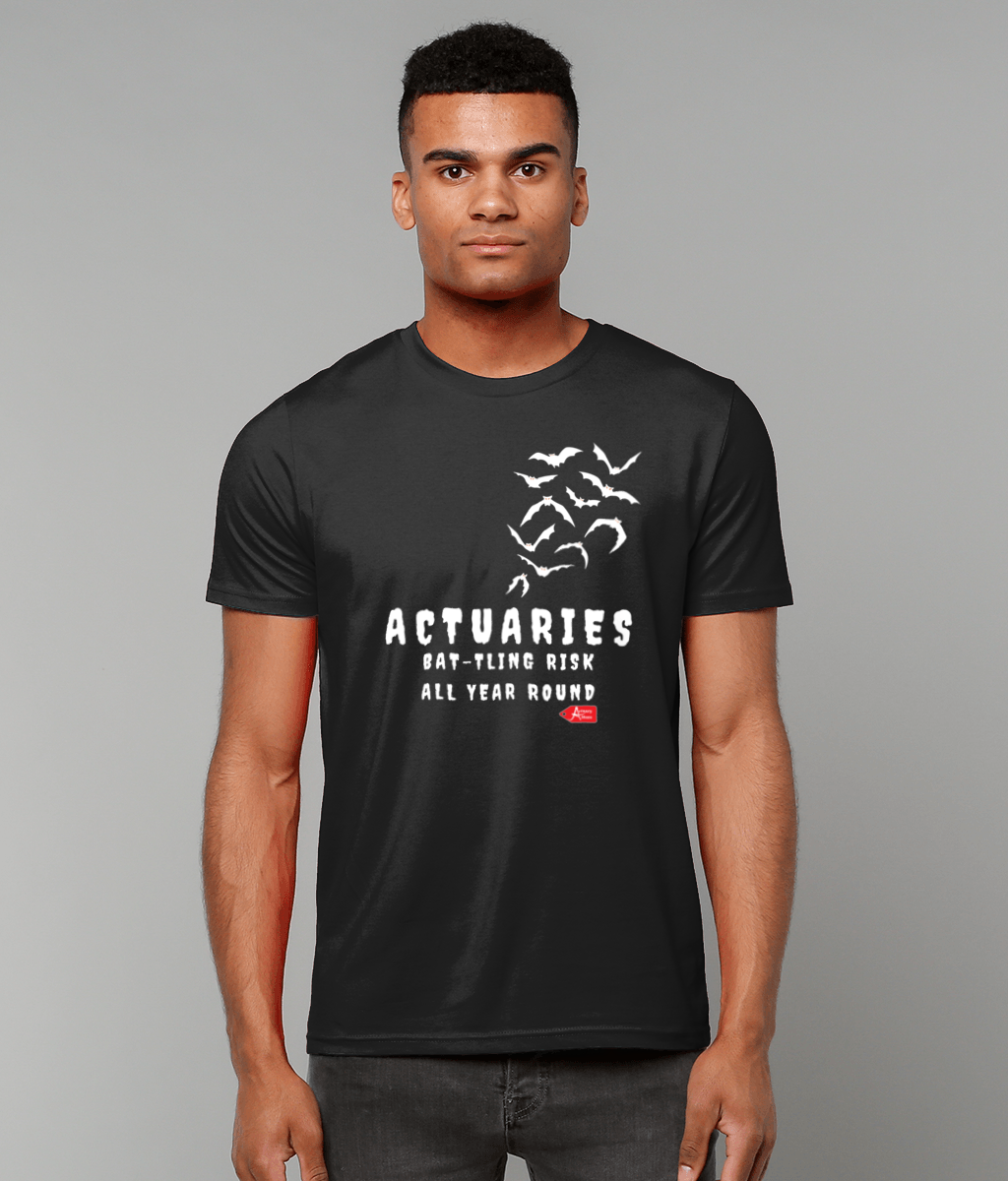 Actuaries Bat-tling Risk All Year Round Halloween T-shirt