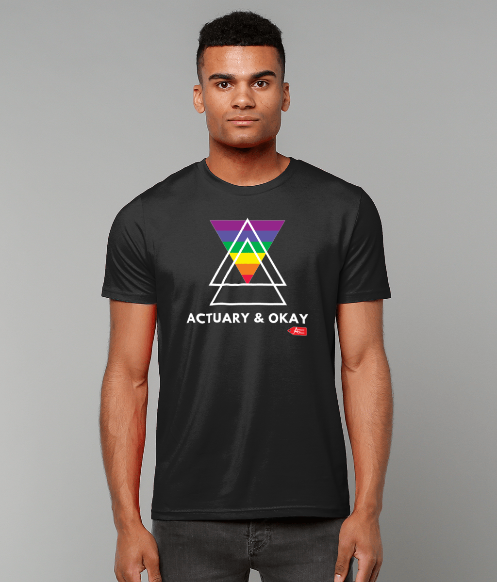 Actuary And Okay Triangle LGBT Rights Advocacy T-Shirt