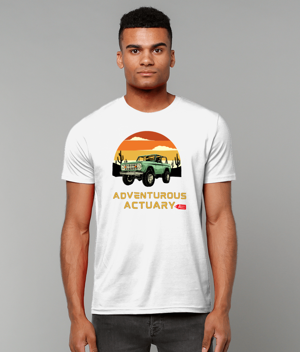 Black Yellow Simple Minimalist The Adventure T-Shirt