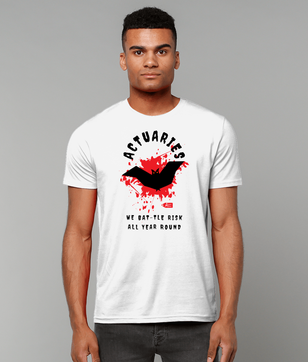 Actuaries Bat-tle Risk All Year Round Halloween T-shirt