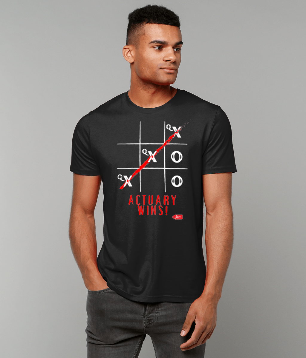 Actuary Wins Nought and Crosses Qx T-Shirt