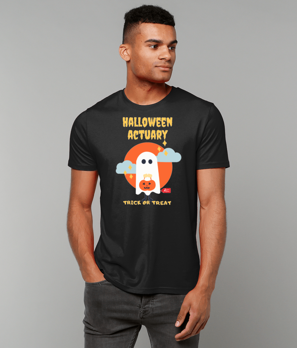 Halloween Actuary Trick or Treat Ghost T-Shirt