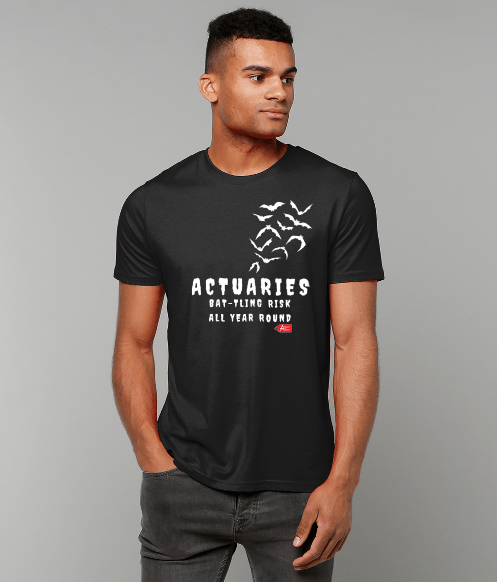 Actuaries Bat-tling Risk All Year Round Halloween T-shirt