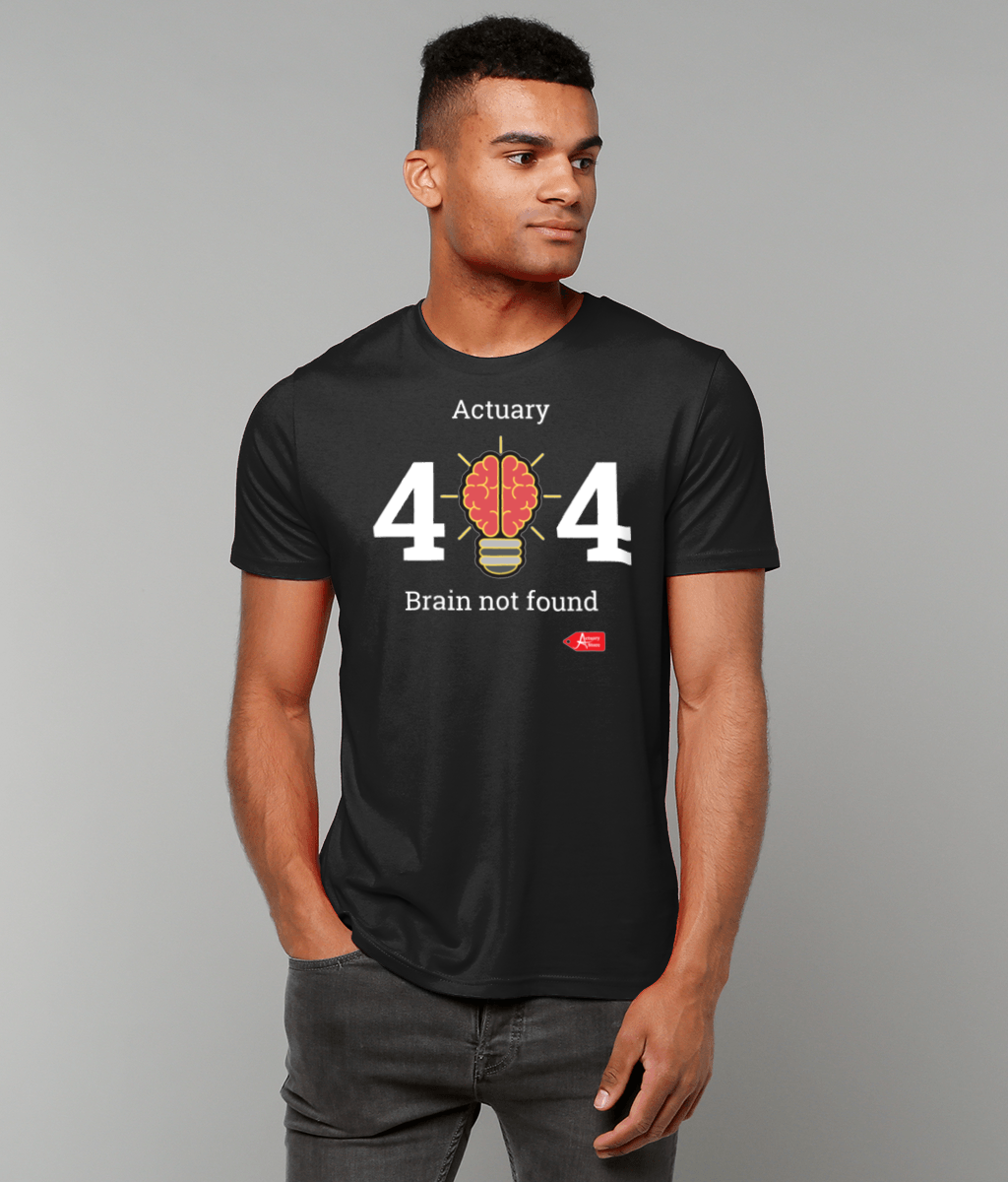 Actuary 404 Brain Not Found T-Shirt