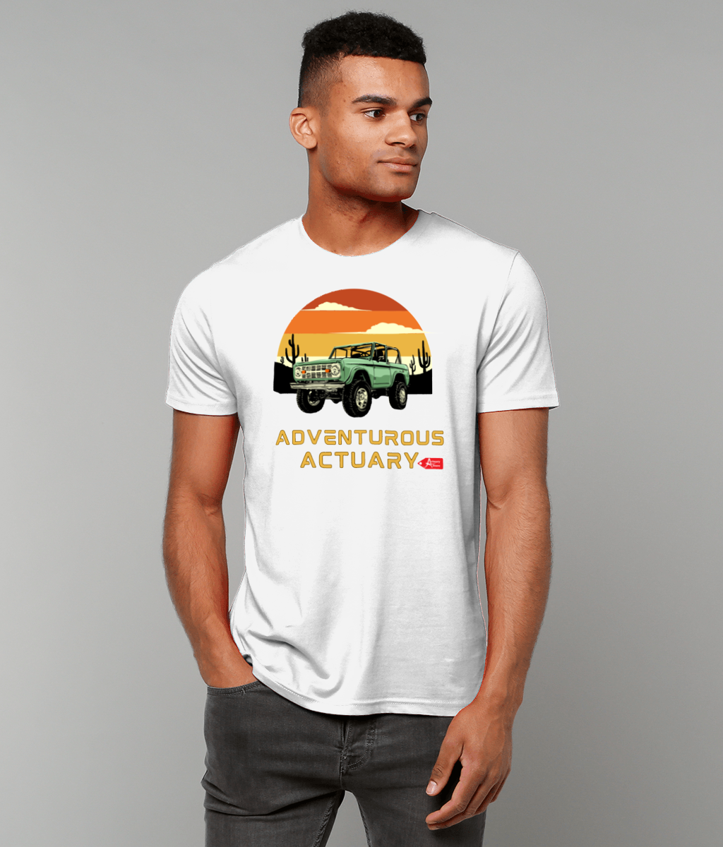 Black Yellow Simple Minimalist The Adventure T-Shirt