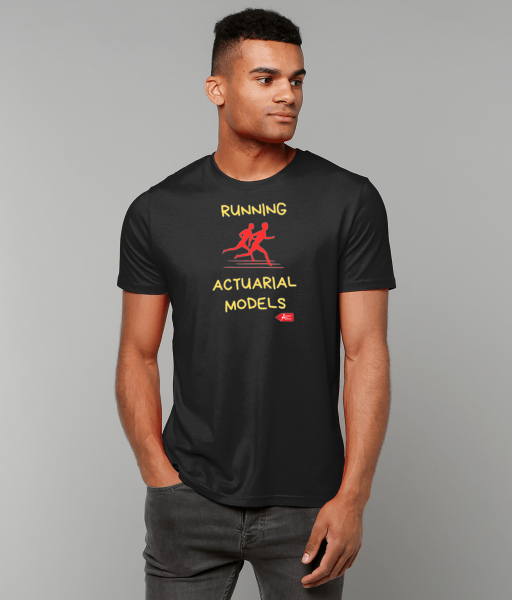 Running Actuarial Models Black T-Shirt
