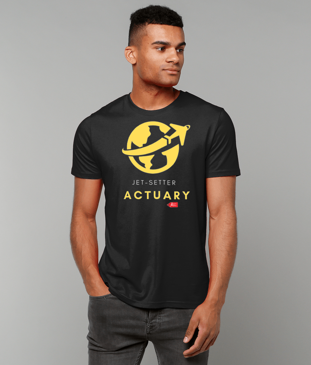 Jet Setter Actuary Black T-Shirt