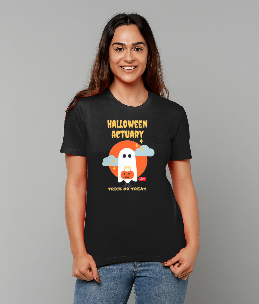 Halloween Actuary Trick or Treat Ghost T-Shirt