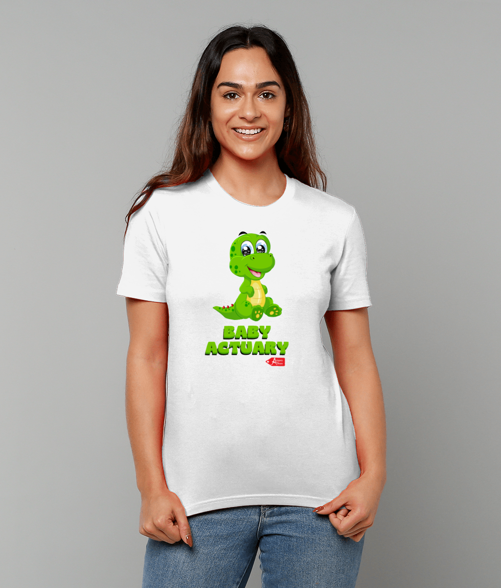 Green Baby Actuary Dinosaur T-Shirt