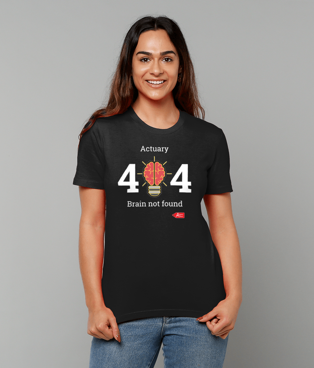 Actuary 404 Brain Not Found T-Shirt