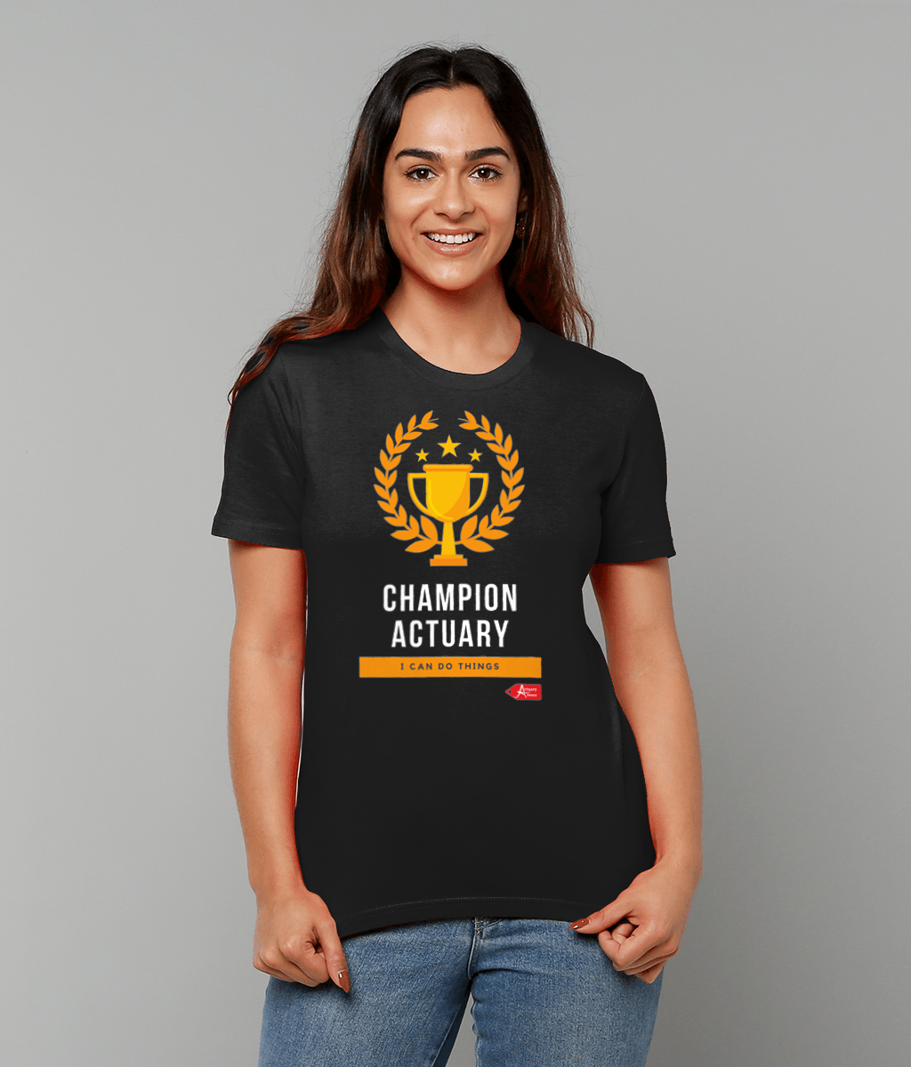 Champion Actuary Trophy Black T-shirt