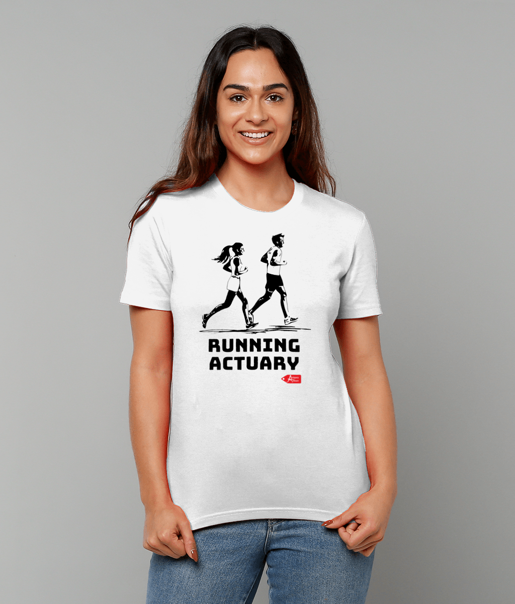 Running Actuary White T-Shirt