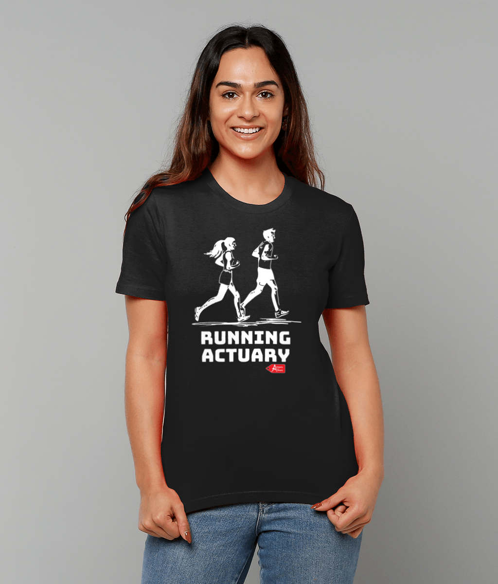 Running Actuary Black T-Shirt