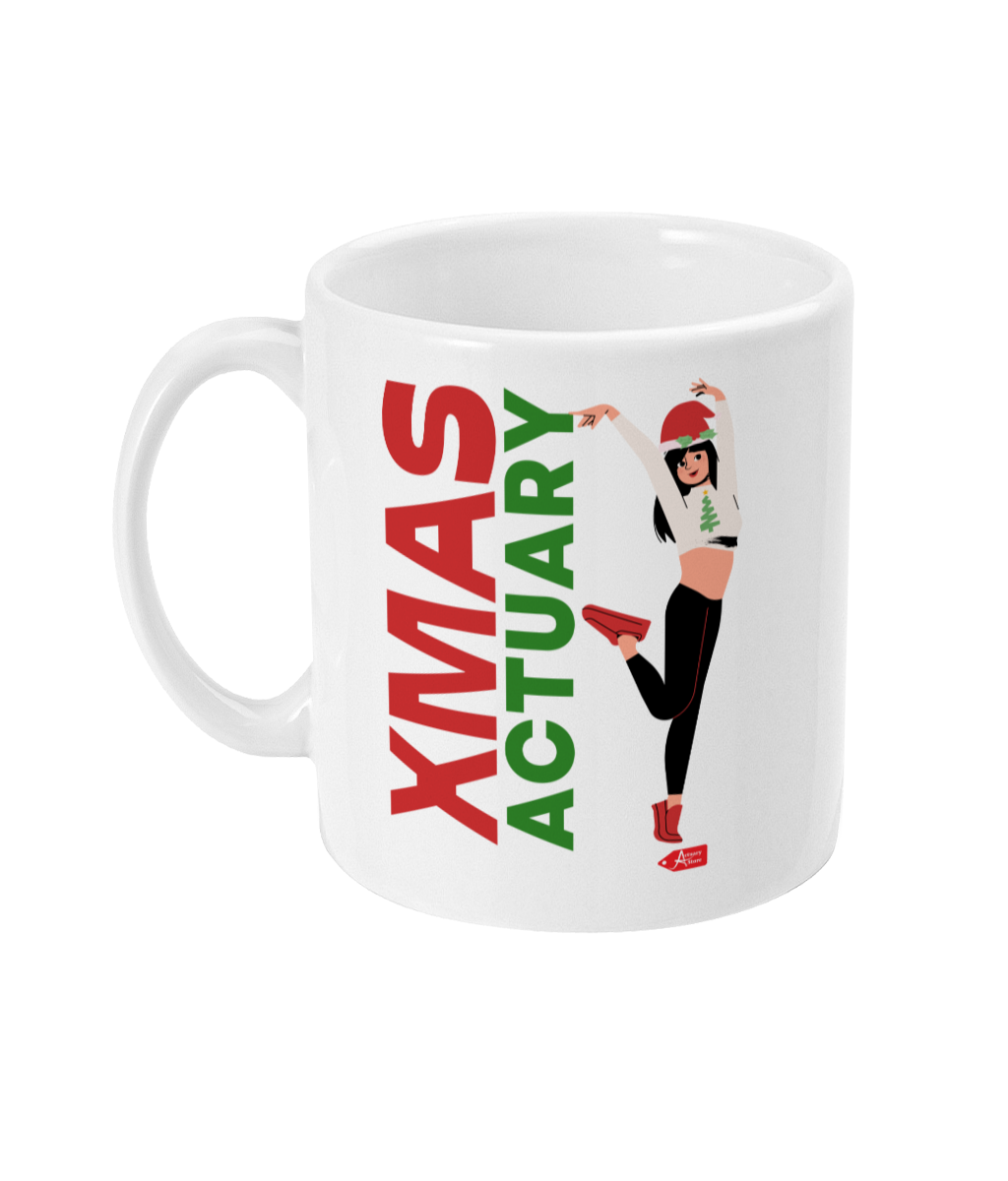 XMas Actuary Christmas Girl 11oz Mug