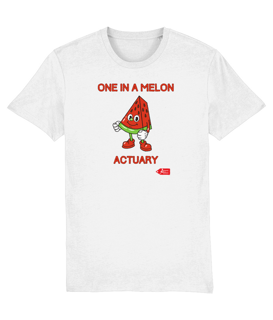 One In A Melon Actuary White T-Shirt
