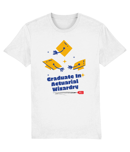 Graduate In Actuarial Wizardry White T-Shirt