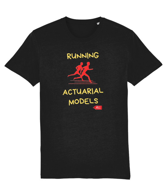 Running Actuarial Models Black T-Shirt