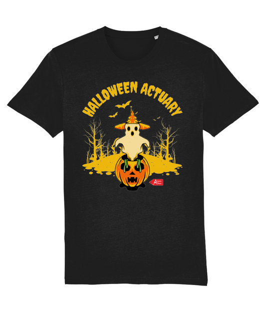 Halloween Actuary Ghost Pumpkin T-Shirt