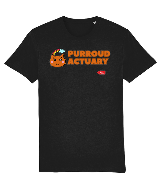 Purroud Actuary T-Shirt (Black and White Variants)