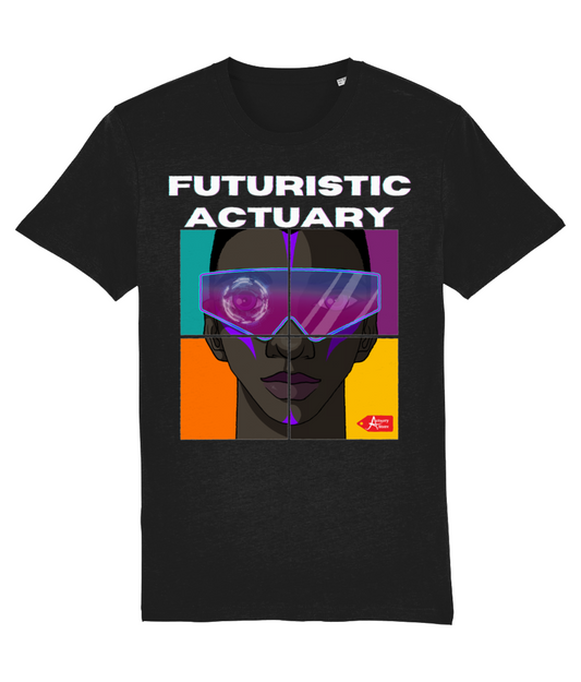 Futuristic Actuary Street Wear Black T-Shirt