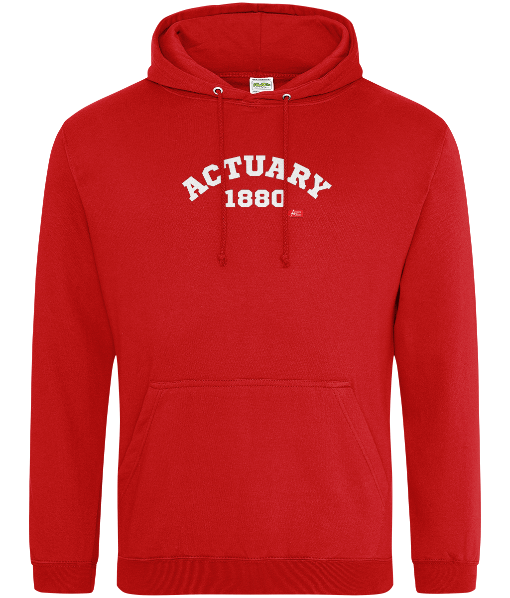 Actuary Varsity College Hoodie (Black, Green, Red, Blue Variants)