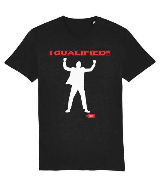 I Qualified Black T-Shirt