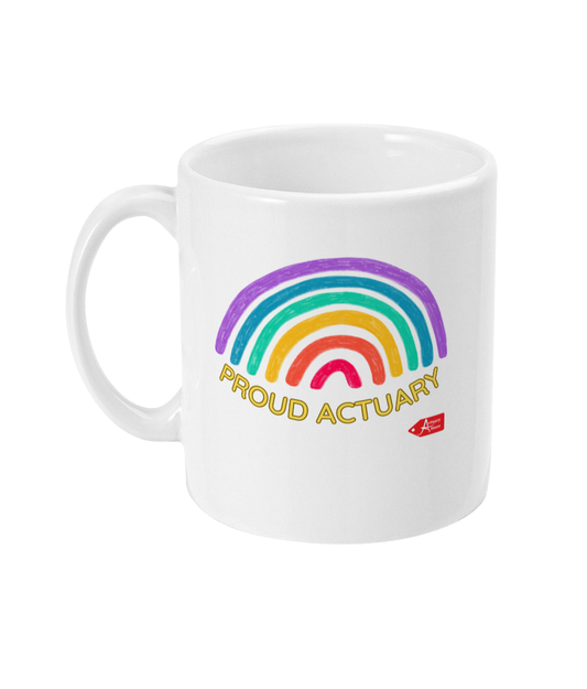 Proud Actuary Rainbow 11oz Mug