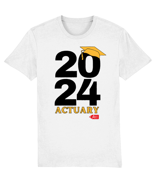 2024 Actuary Qualified White T-Shirt