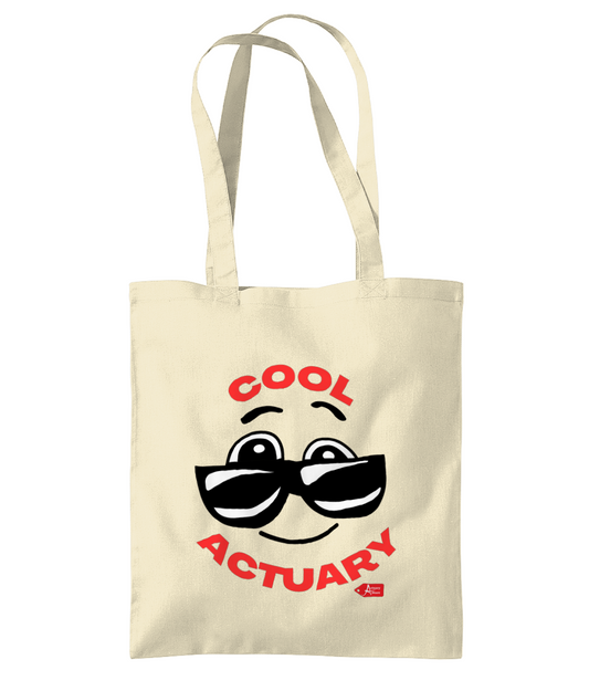 Tote Bag Cool Actuary Face
