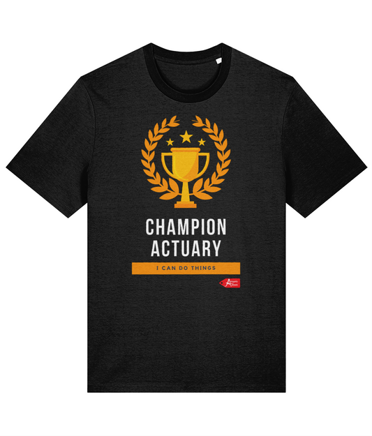 Champion Actuary Trophy Black T-shirt