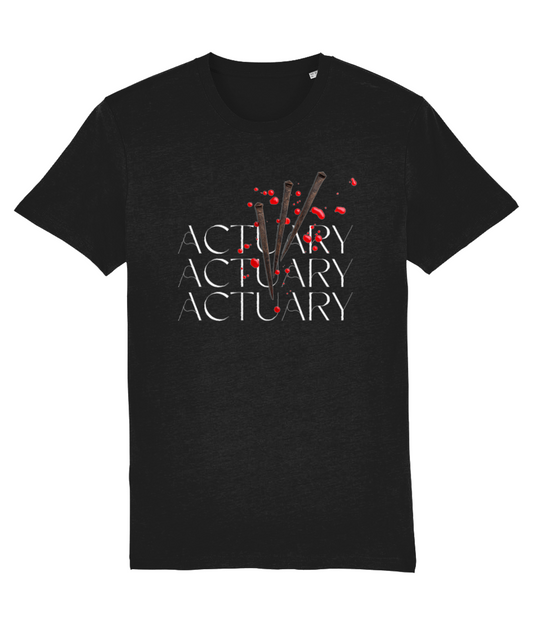 Actuary Motivational Quote Christian Black T-Shirt