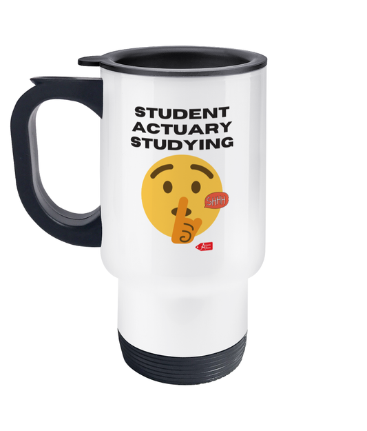 Student Actuary Studying Stainless Steel Travel Mug